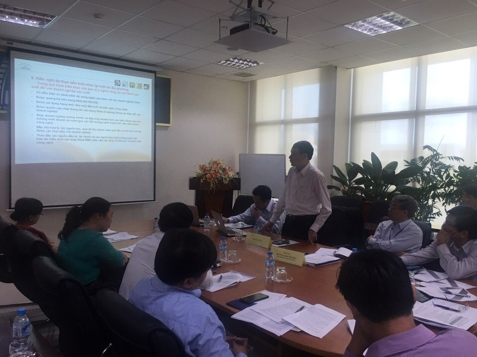 Hội thảo KH Báo cáo KQ đánh giá TĐCN SX doanh nghiệp tỉnh Bà Rịa – Vũng Tàu 2016.